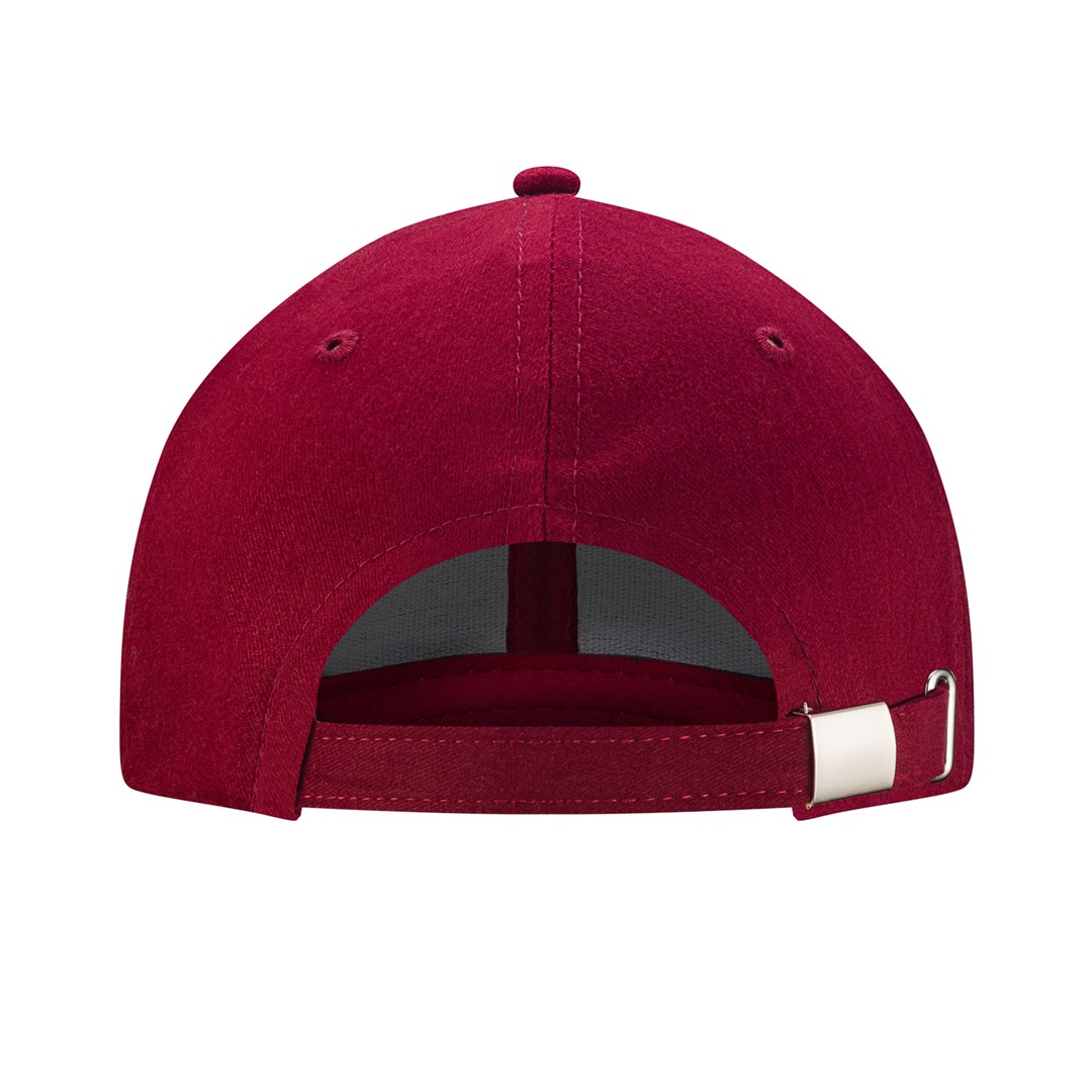 Peaked cap 6-panels with metal clip